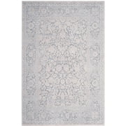 SAFAVIEH Reflection Dermot Traditional Area Rug, Light Grey/Cream, 2'3" x 3'