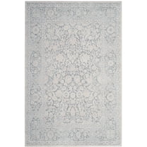 SAFAVIEH Reflection Dermot Traditional Area Rug, Light Grey/Cream, 2'3" x 3'