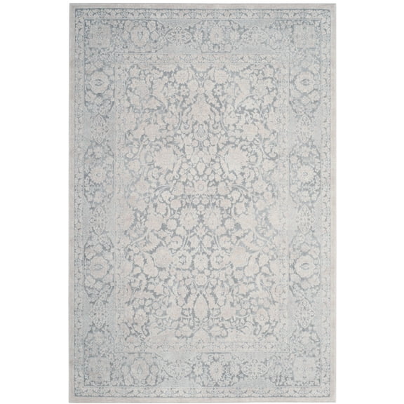 SAFAVIEH Reflection Dermot Traditional Area Rug, Light Grey/Cream, 2'3" x 3'