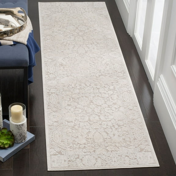 SAFAVIEH Reflection Dermot Traditional Runner Rug, Beige/Cream, 2'3" x 8'
