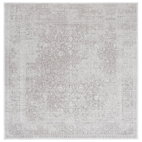 SAFAVIEH Reflection Dolkar Oriental Area Rug, Beige/Cream, 3' x 3' Square