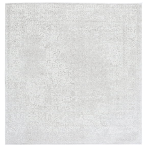SAFAVIEH Reflection Dolkar Oriental Area Rug, Creme/Ivory, 3' x 3' Square