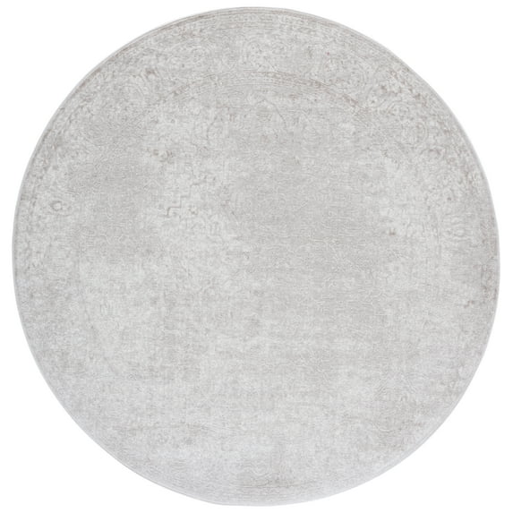 SAFAVIEH Reflection Dolkar Oriental Area Rug, Creme/Ivory, 8' x 8' Round