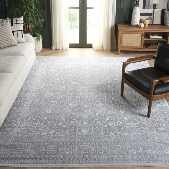 Safavieh Reflection Dolkar Oriental Area Rug, Light Gray/Cream, 10' x 10' Square