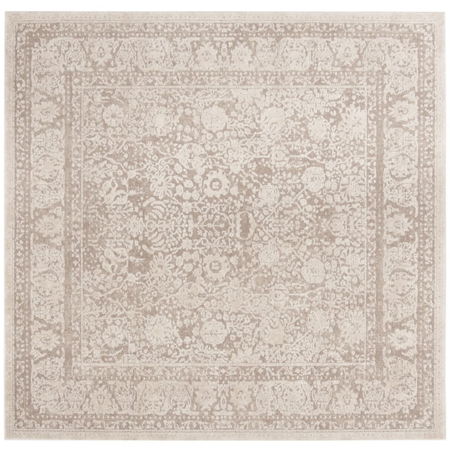 SAFAVIEH Reflection Lynna Traditional Area Rug, Beige/Cream, 8' x 8 ...