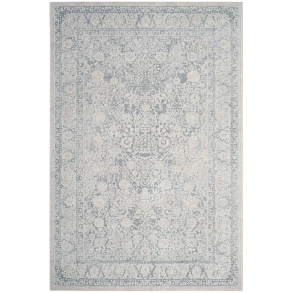 SAFAVIEH Reflection Lynna Traditional Area Rug, Light Grey/Cream, 2'3" x 3'