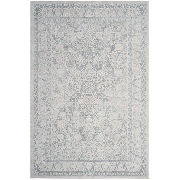 SAFAVIEH Reflection Lynna Traditional Area Rug, Light Grey/Cream, 2'3" x 4'