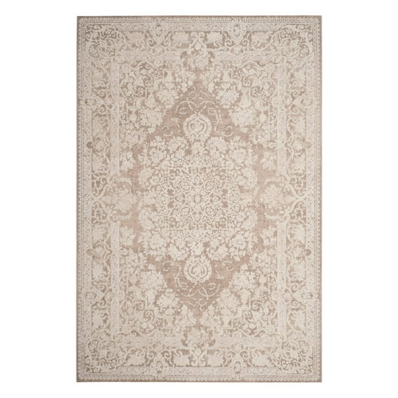 SAFAVIEH Reflection Sophia Traditional Area Rug, Beige/Cream, 3' x 5'