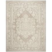 SAFAVIEH Reflection Sophia Traditional Area Rug, Beige/Cream, 9' x 12'