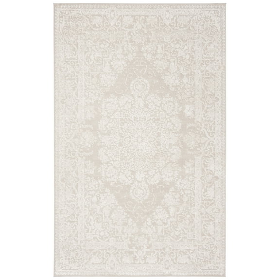 SAFAVIEH Reflection Sophia Traditional Area Rug, Cream/Ivory, 11' x 15'