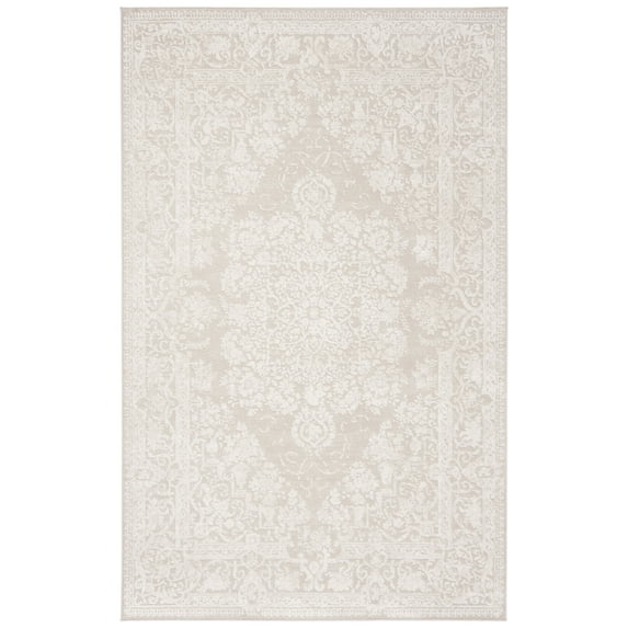 SAFAVIEH Reflection Sophia Traditional Area Rug, Cream/Ivory, 2'3" x 3'