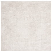 SAFAVIEH Reflection Sophia Traditional Area Rug, Cream/Ivory, 6'7" x 6'7" Square