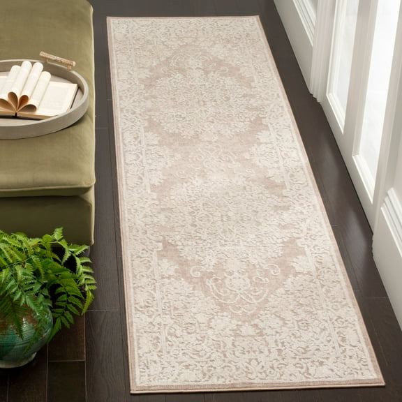 SAFAVIEH Reflection Sophia Traditional Runner Rug, Beige/Cream, 2'3" x 6'