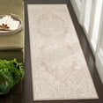 thumbnail image 1 of SAFAVIEH Reflection Sophia Traditional Runner Rug, Beige/Cream, 2'3" x 8', 1 of 7