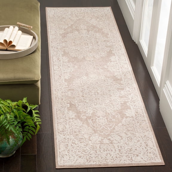 SAFAVIEH Reflection Sophia Traditional Runner Rug, Beige/Cream, 2'3" x 8'