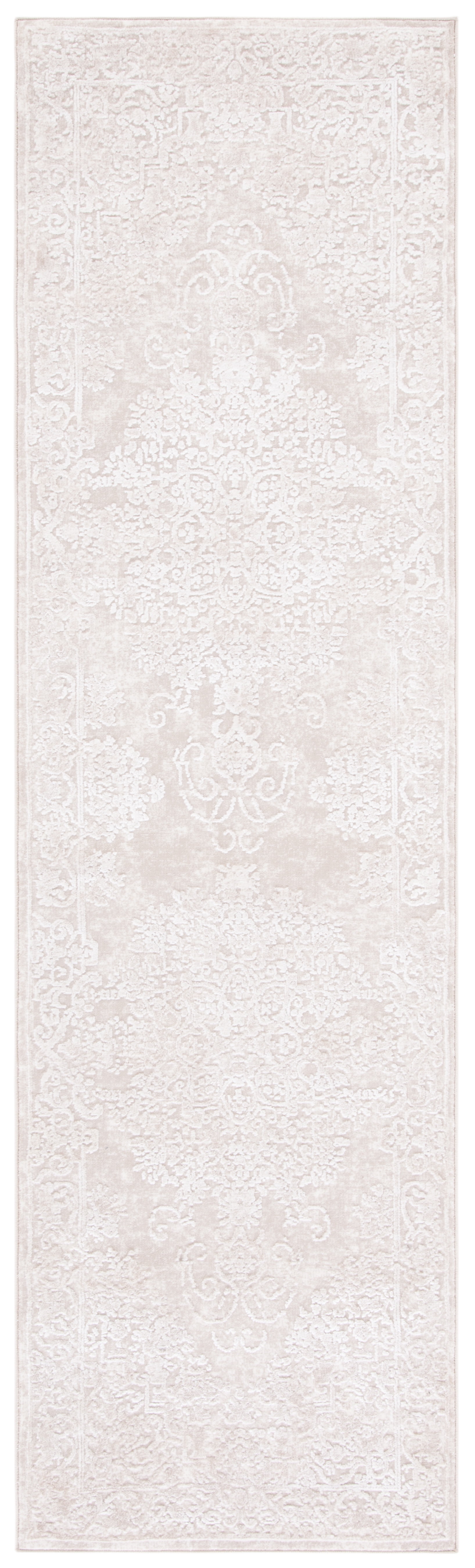 SAFAVIEH Reflection Sophia Traditional Runner Rug, Cream/Ivory, 2'3" x 10'