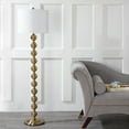 thumbnail image 1 of SAFAVIEH Reflections 58.5 in. High Stacked Ball Floor Lamp, Brass, 1 of 7