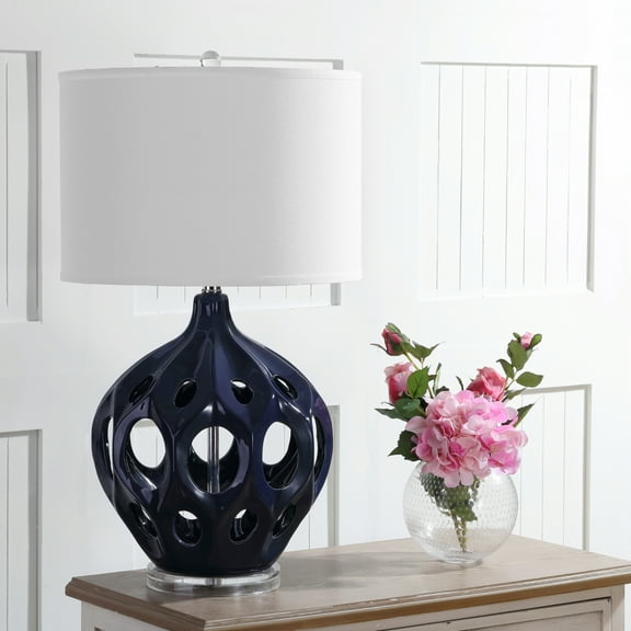 SAFAVIEH Regina Table Lamp | Navy |