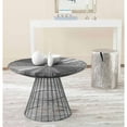 thumbnail image 1 of SAFAVIEH Reginald Solid Metal Wire Mesh Coffee Table, Grey, 1 of 3
