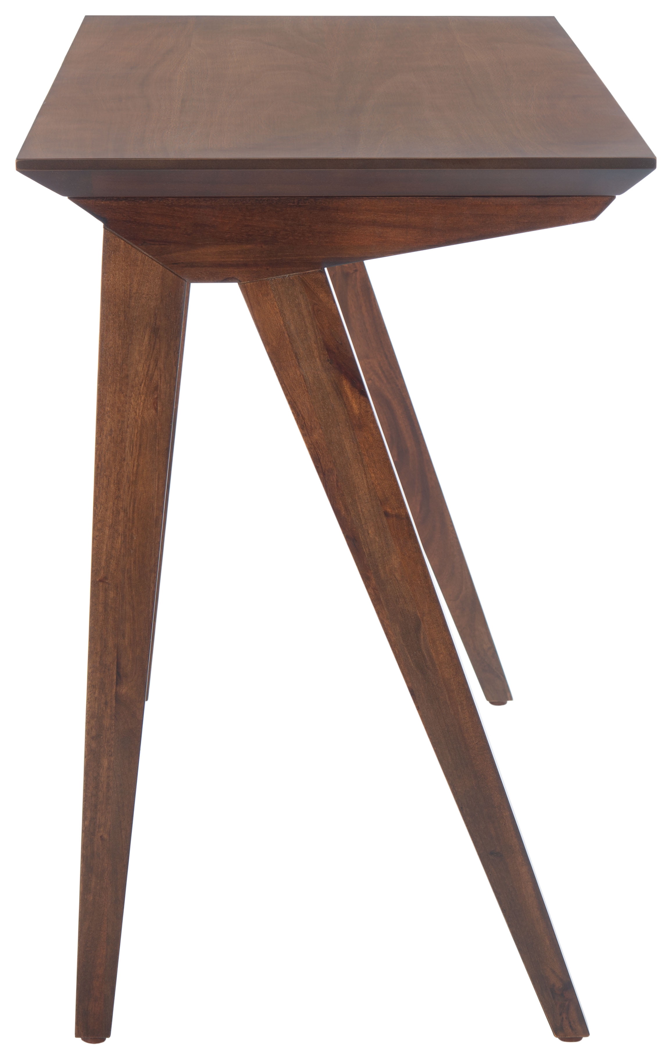 Asymmetrical A-Frame Walnut Writing Desk - 46"