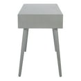 thumbnail image 1 of SAFAVIEH Remy Mid-Century 1 Drawer Writing Desk, Distressed Grey, 1 of 14