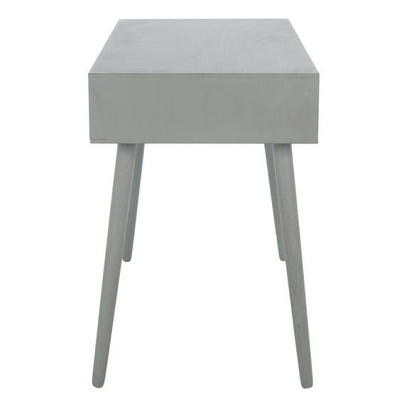 SAFAVIEH Remy Mid-Century 1 Drawer Writing Desk, Distressed Grey