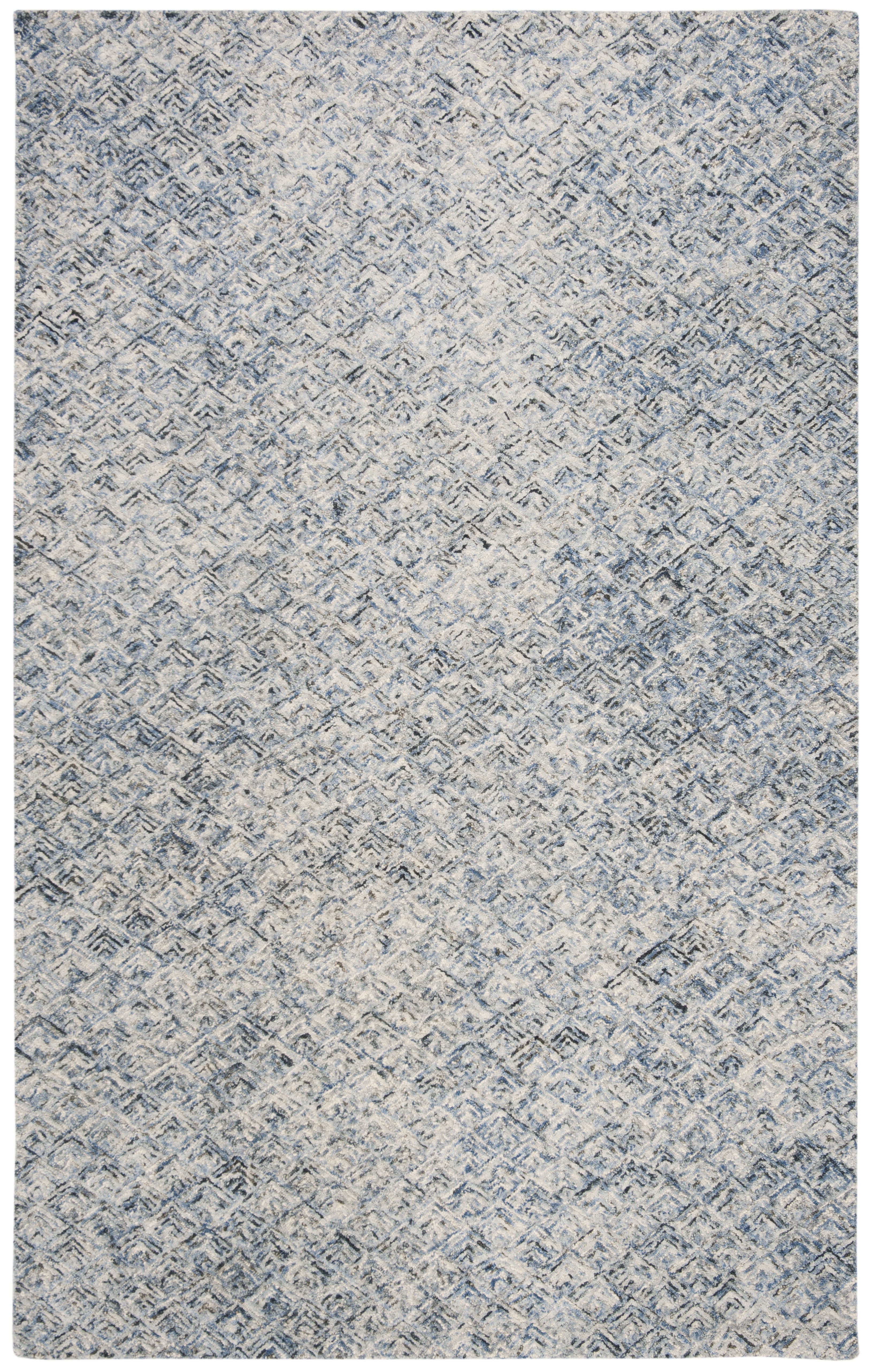 Ivory Hand-Tufted Wool 8' x 10' Rectangular Rug