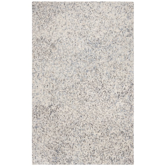 SAFAVIEH Renaissance Torma Abstract Wool Area Rug, Blue/Ivory, 9' x 12'
