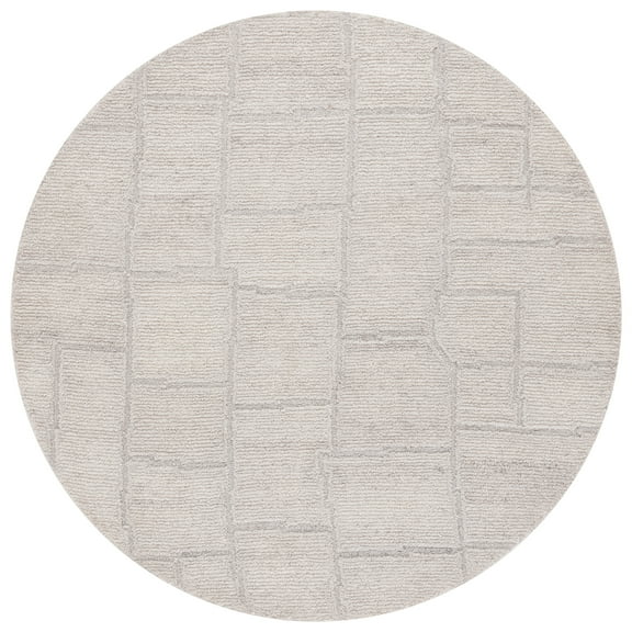 SAFAVIEH Renewal Abraham Geometric Area Rug, Beige, 6' x 6' Round