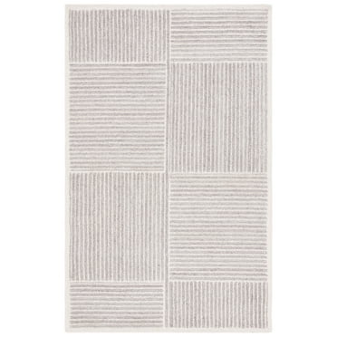 SAFAVIEH Renewal Charnette Geometric Area Rug, Gray/Ivory, 3' x 5'