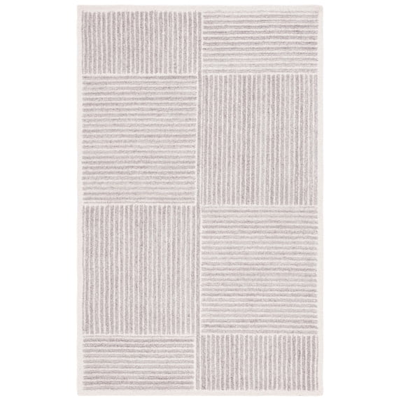 SAFAVIEH Renewal Charnette Geometric Area Rug, Gray/Ivory, 5' x 8'