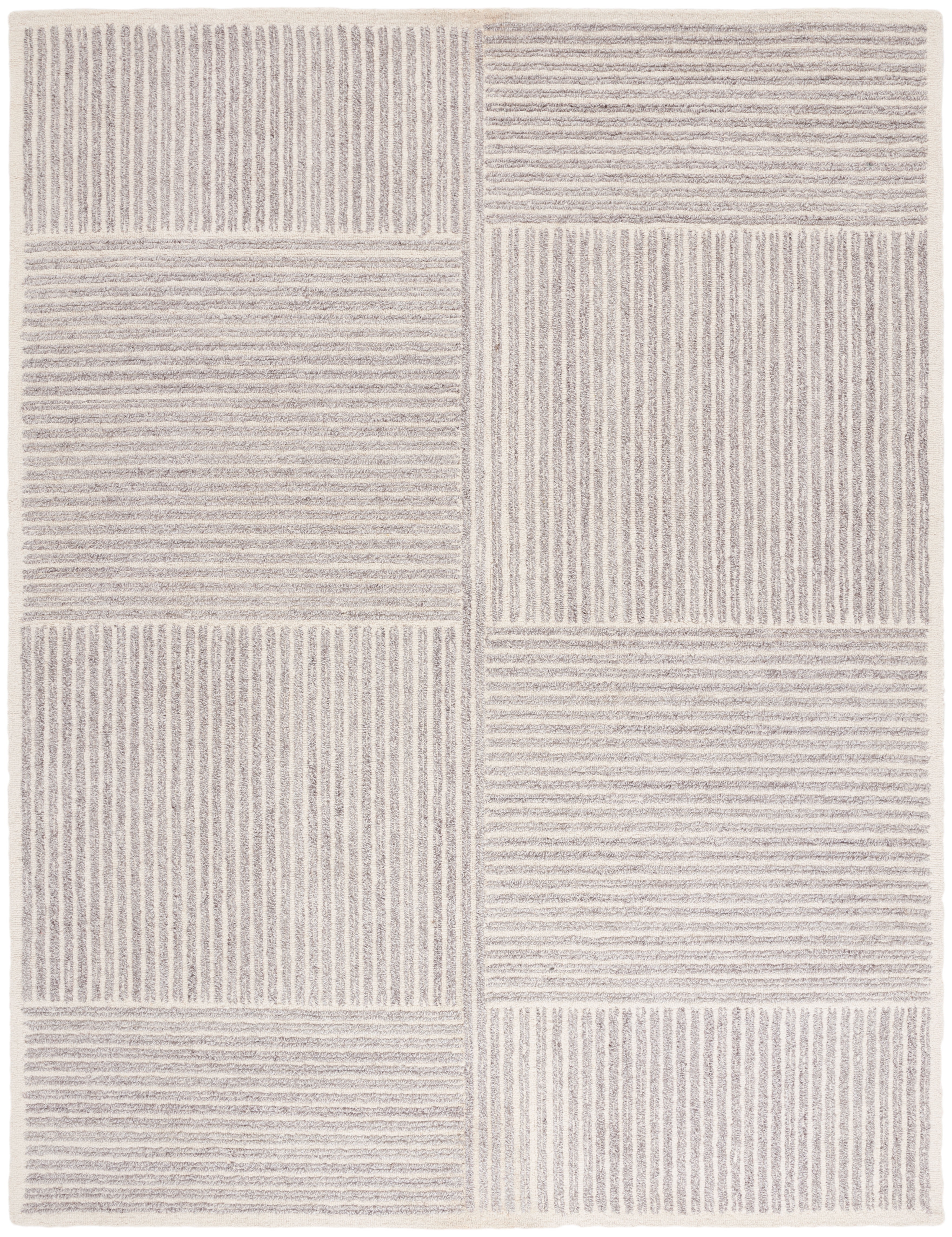 SAFAVIEH Renewal Charnette Geometric Area Rug, Gray/Ivory, 8' x 10'