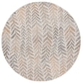 thumbnail image 1 of SAFAVIEH Renewal Dennis Chevron Area Rug, Beige/Gray, 6' x 6' Round, 1 of 10