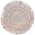 thumbnail image 1 of SAFAVIEH Renewal Donelle Solid Area Rug, Orange/Grey, 3' x 3' Round, 1 of 7