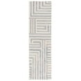 thumbnail image 1 of SAFAVIEH Renewal Dzvonko Geometric Runner Rug, Blue/Ivory, 2'3" x 8', 1 of 7