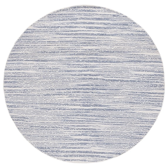 SAFAVIEH Renewal Kensington Abstract Area Rug, Blue/Ivory, 6' x 6' Round