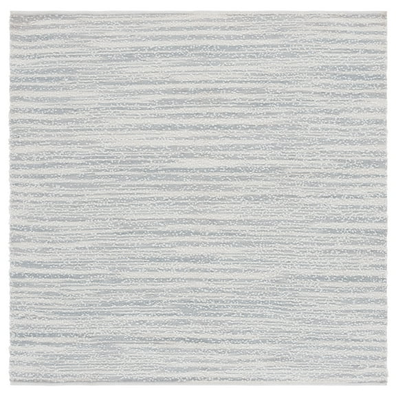 SAFAVIEH Renewal Kensington Abstract Area Rug, Light Blue/Ivory, 6' x 6' Square