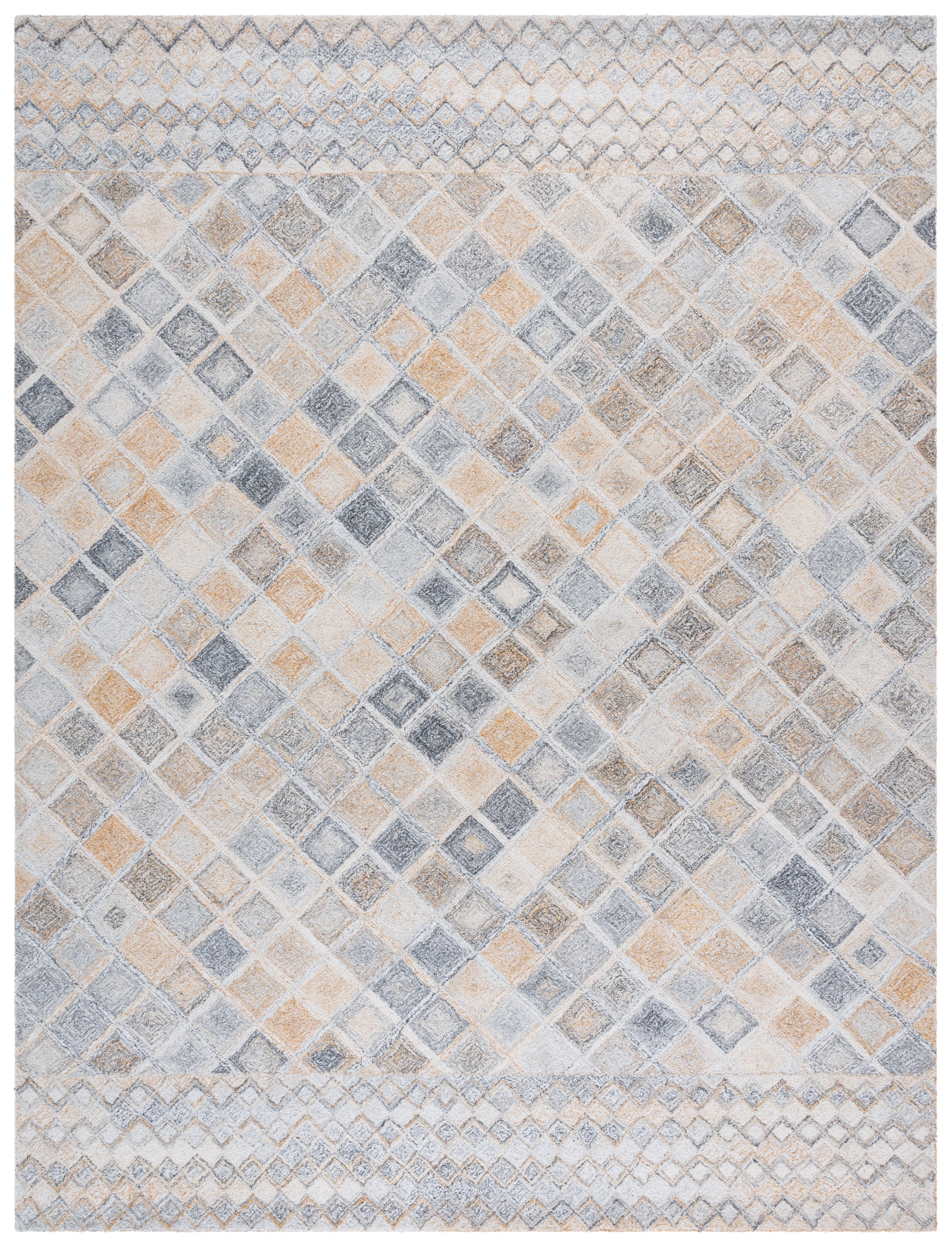 SAFAVIEH Renewal Linnaea Geometric Area Rug, Beige/Gray, 8' x 10'