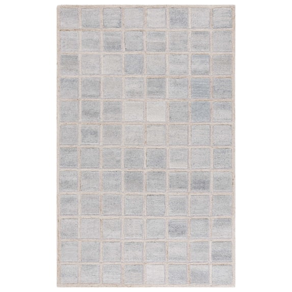 SAFAVIEH Renewal Omar Geometric Area Rug, Beige/Grey, 4' x 6'