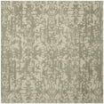 thumbnail image 1 of SAFAVIEH Restoration Vintage Alannah Floral Wool Area Rug, Light Sage/Grey, 6' x 6' Square, 1 of 10