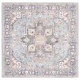 thumbnail image 1 of SAFAVIEH Restoration Vintage Ava Medallion Area Rug, Ivory/Light Blue, 6' x 6' Square, 1 of 8