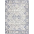 thumbnail image 1 of SAFAVIEH Restoration Vintage Caelestinus Geometric Area Rug, Ivory/Blue, 5' x 8', 1 of 8