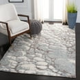 thumbnail image 1 of SAFAVIEH Restoration Vintage Conway Abstract Distressed Area Rug, Grey/Ivory, 4' x 6', 1 of 9