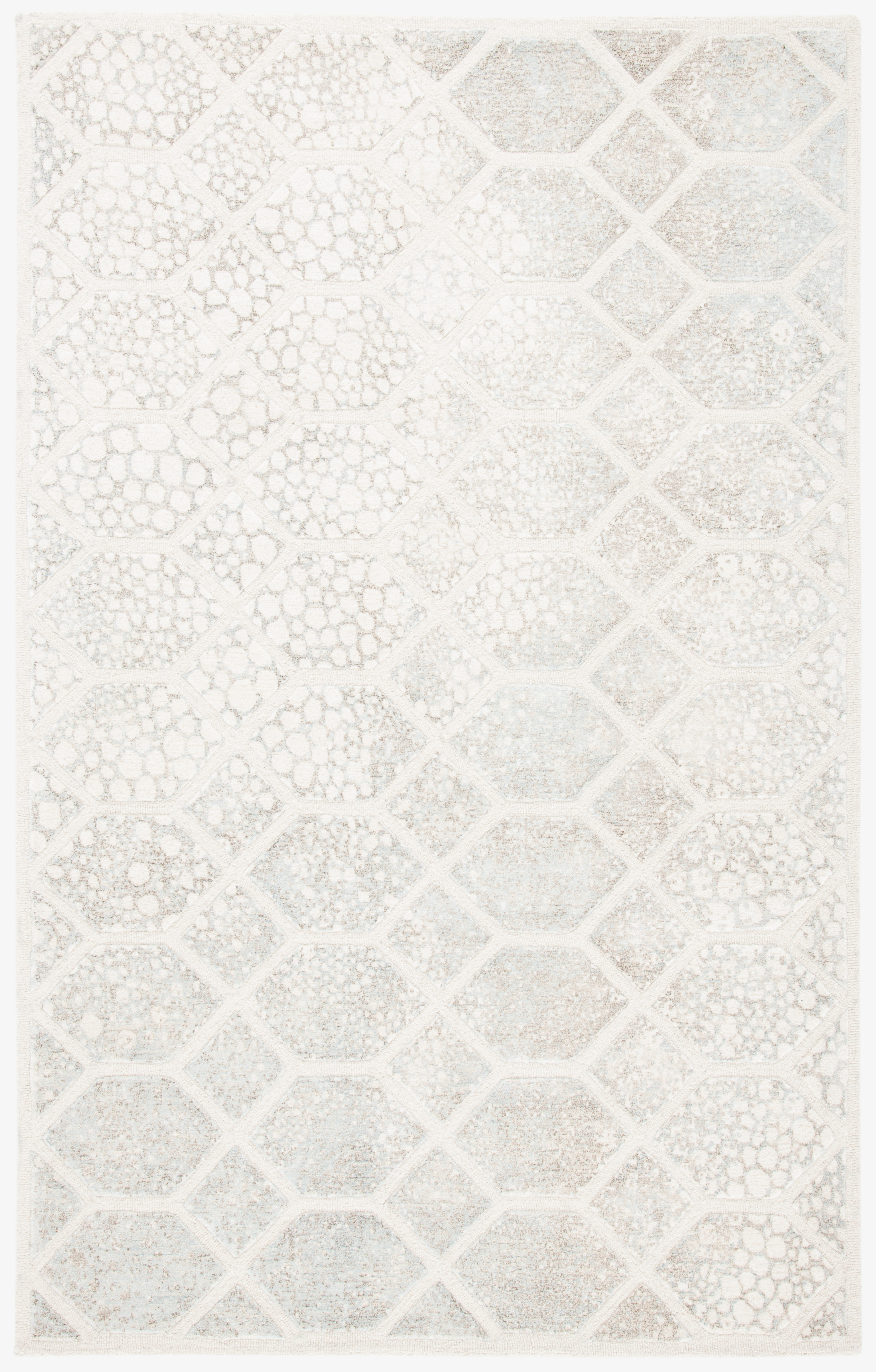 SAFAVIEH Restoration Vintage Cora Geometric Area Rug, Ivory, 5' x 8'