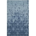 thumbnail image 1 of SAFAVIEH Restoration Vintage Dalton Floral Wool Area Rug, Blue/Dark Blue, 5' x 8', 1 of 8