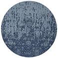 thumbnail image 1 of SAFAVIEH Restoration Vintage Dalton Floral Wool Area Rug, Blue/Dark Blue, 6' x 6' Round, 1 of 10