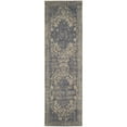 thumbnail image 1 of SAFAVIEH Restoration Vintage Donette Geometric Runner Rug, Blue/Grey, 2'3" x 8', 1 of 10