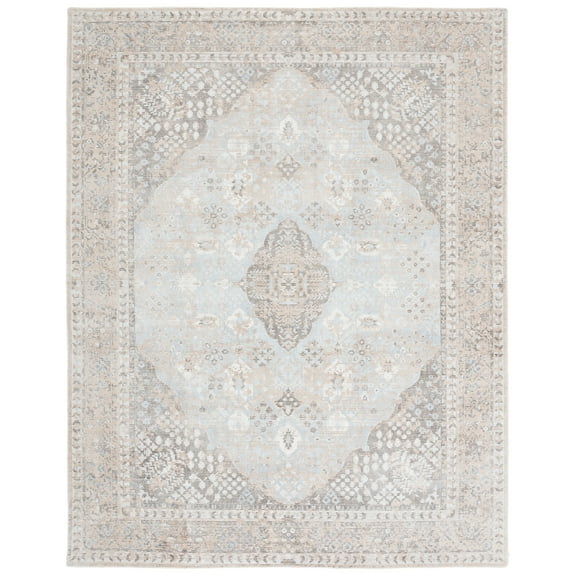 SAFAVIEH Restoration Vintage Edith Medallion Area Rug, Beige/Sand, 10' x 14'