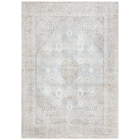 SAFAVIEH Restoration Vintage Edith Medallion Area Rug, Beige/Sand, 5' x 8'