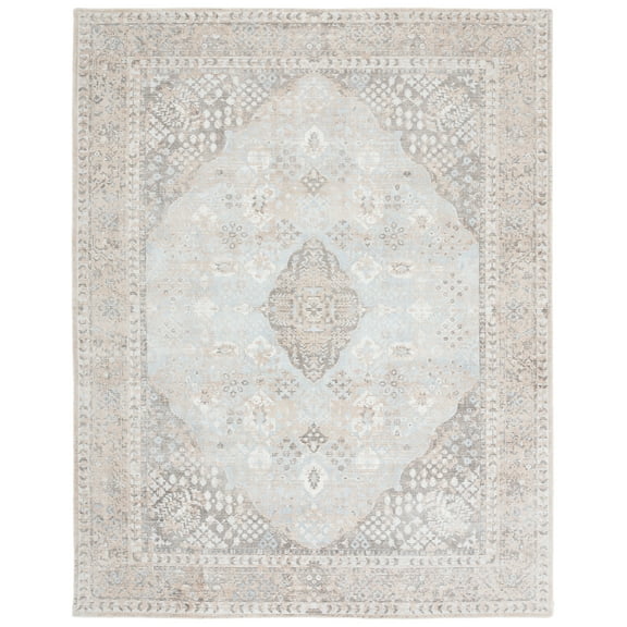 SAFAVIEH Restoration Vintage Edith Medallion Area Rug, Beige/Sand, 8' x 10'